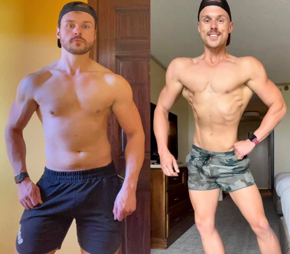 James R. fat loss and body recomposition transformation