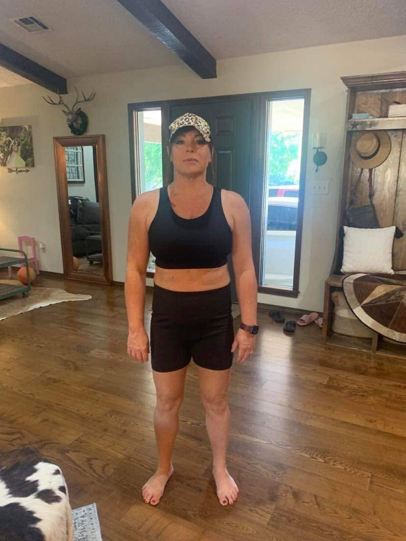 Female client lifestyle transformation