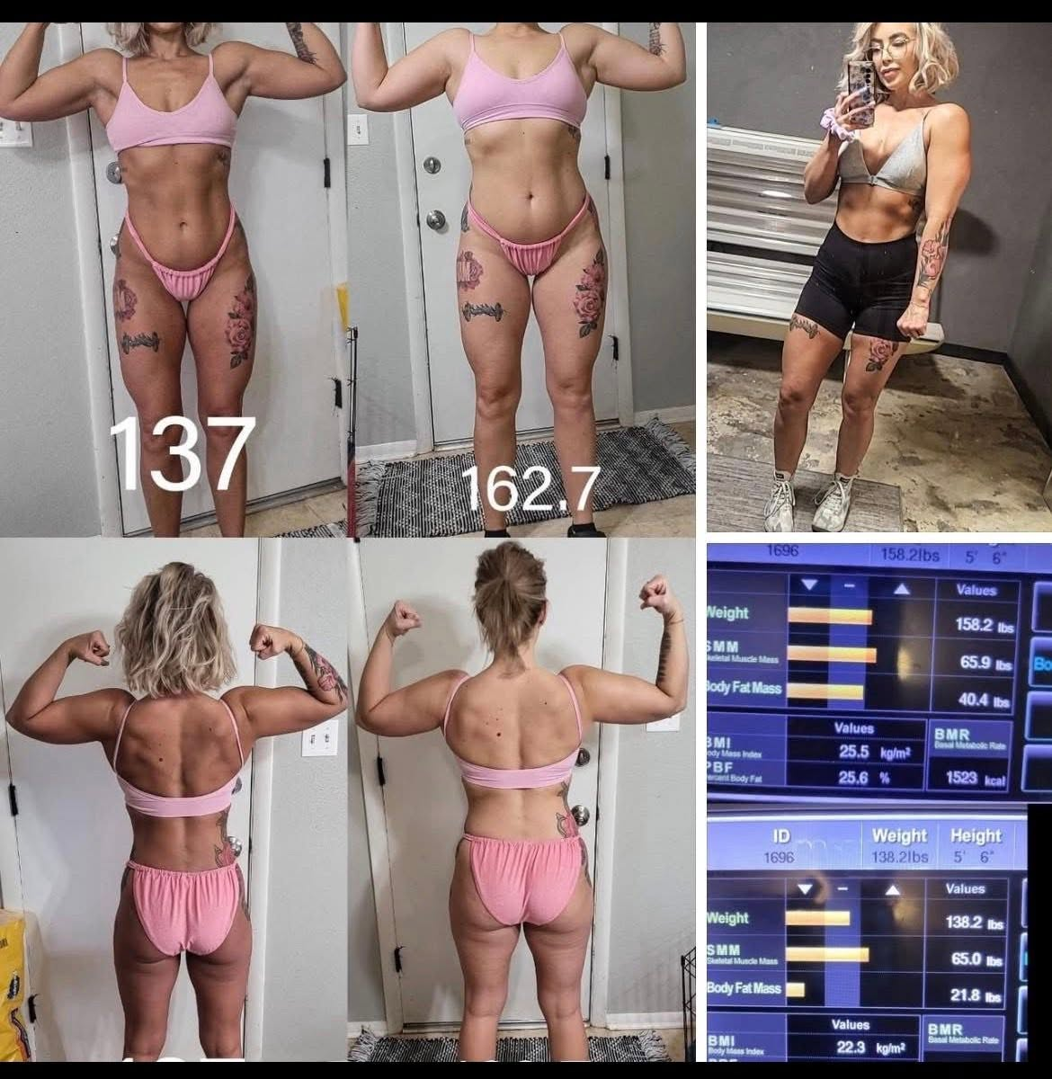 Documented client transformation over time