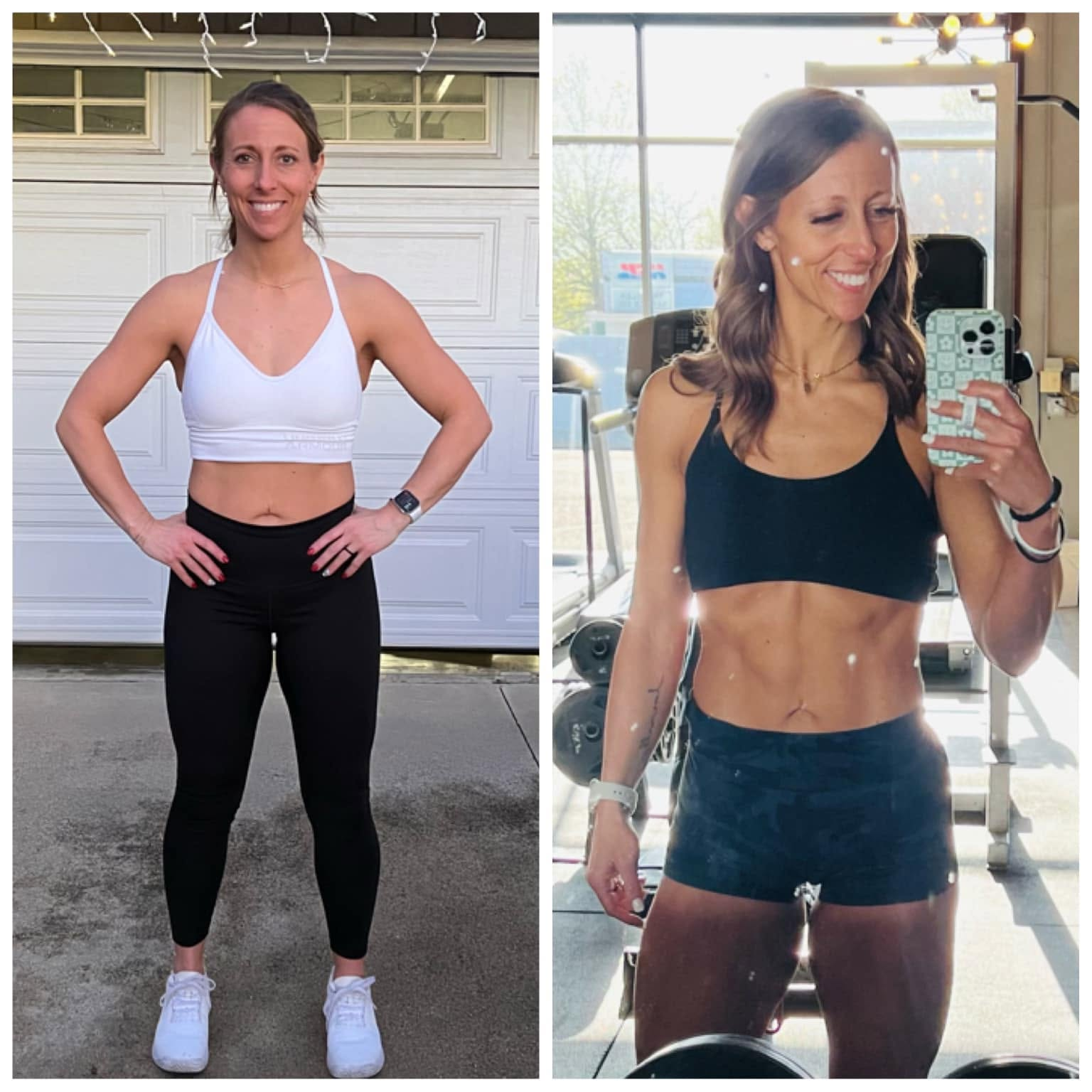 Brink Physiques client progress comparison