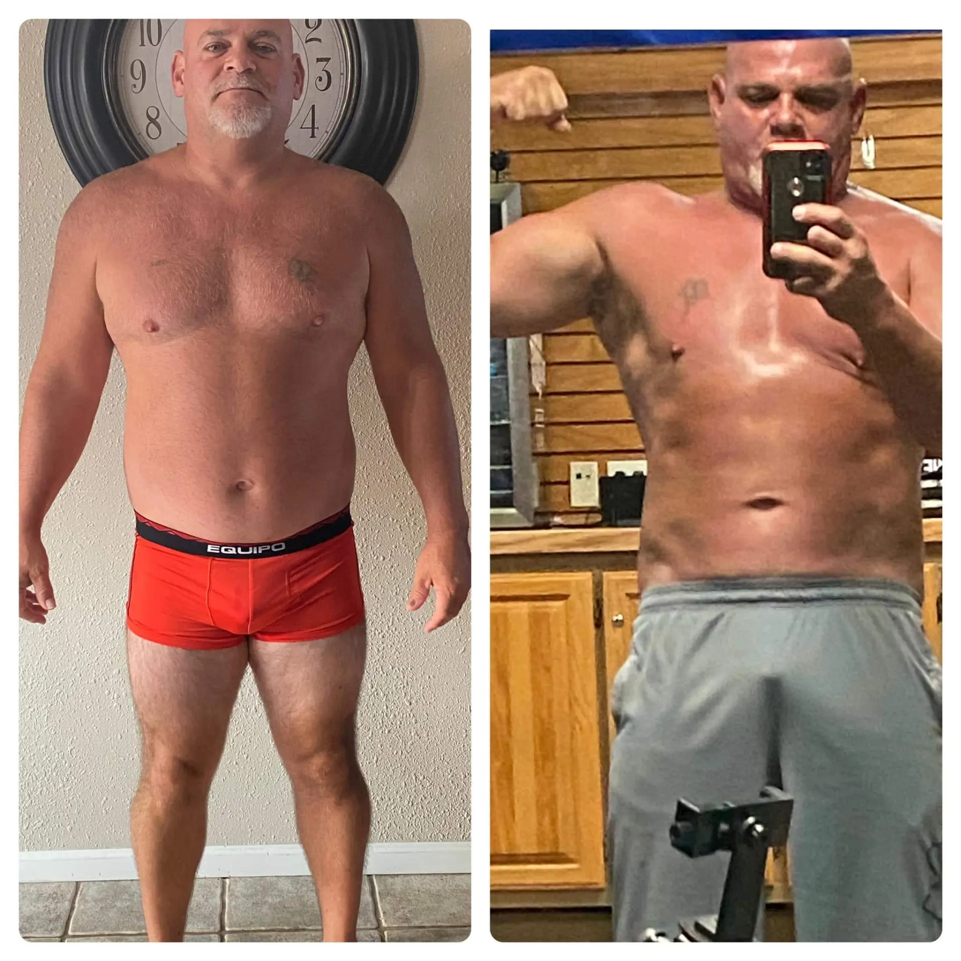 Mike Boyce transformation — 32% to 20% body fat