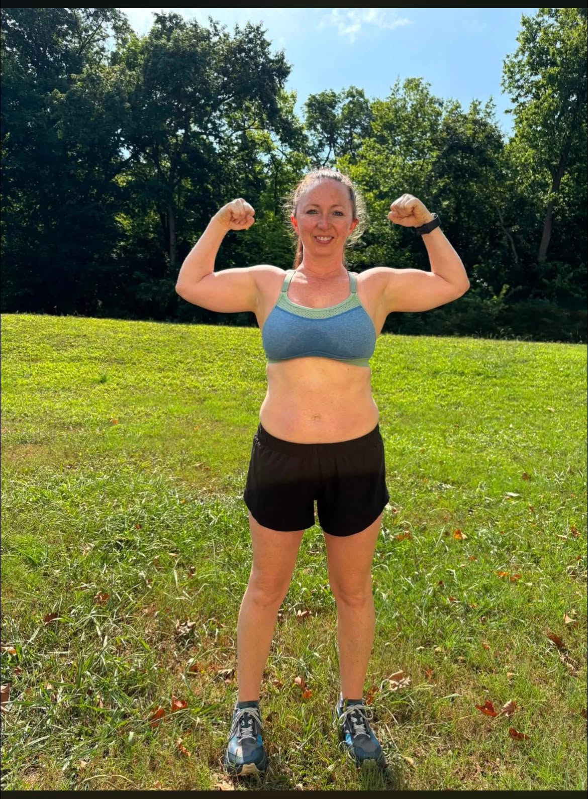 Amber after her Brink Physiques transformation
