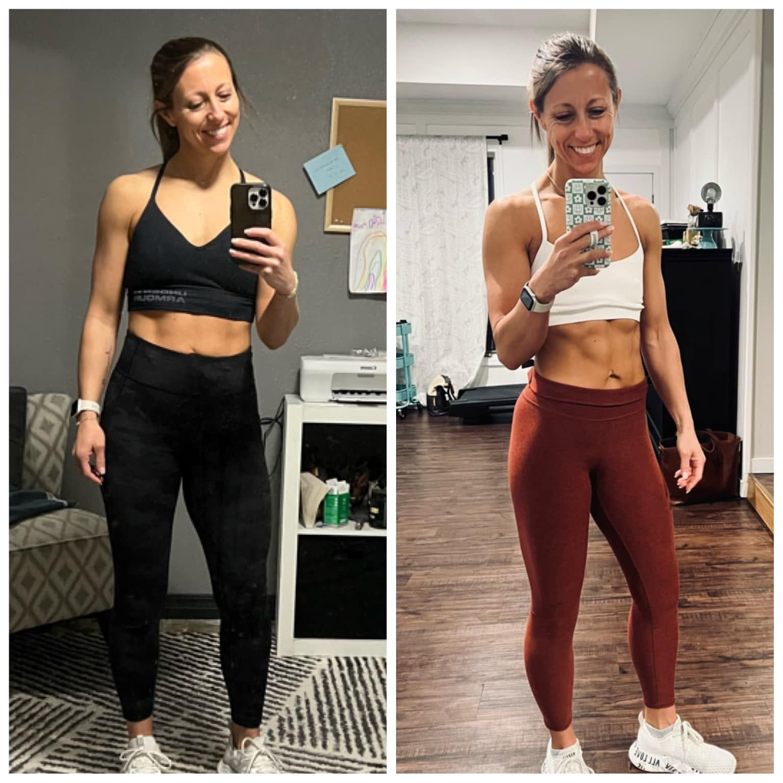 Brink Physiques client progress comparison, continued