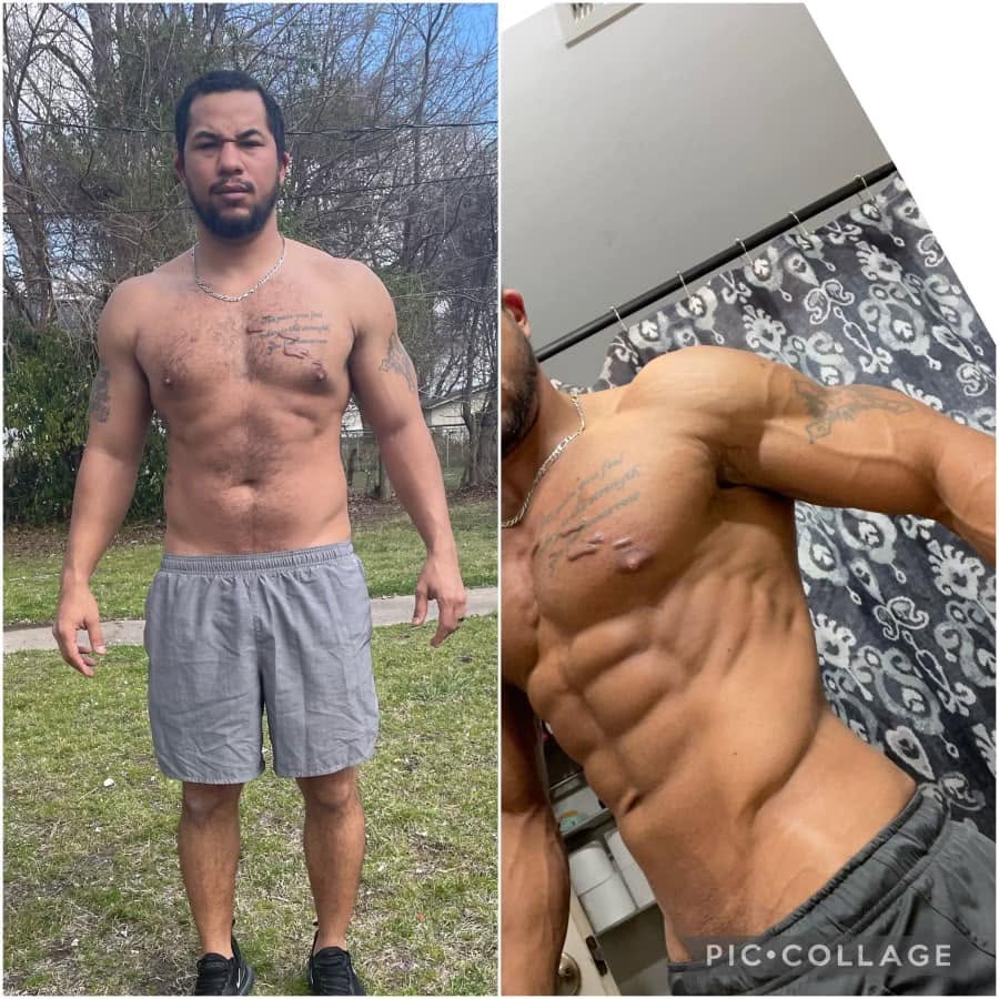 InBody-verified transformation — 40 lbs down, 6% body fat